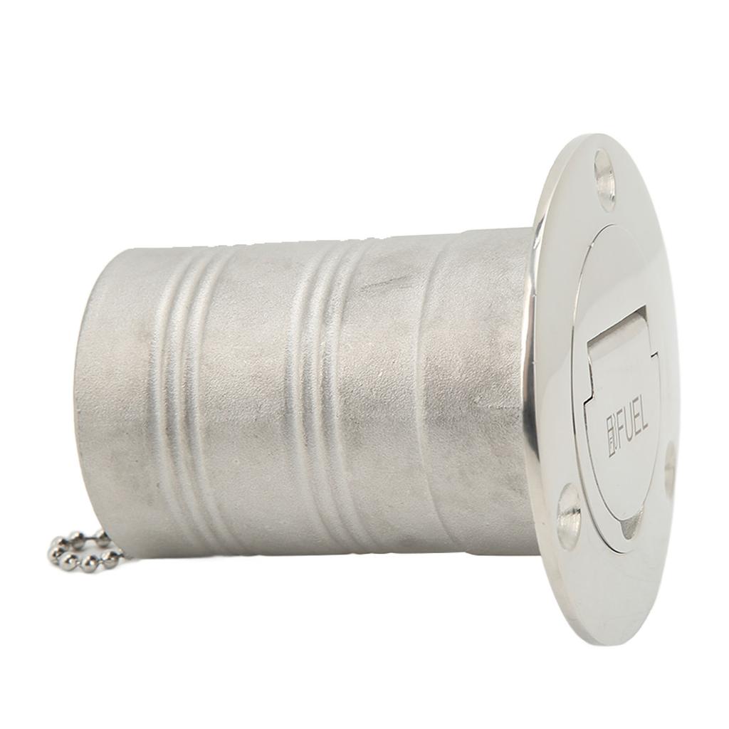 Boat Filler Right Angle Clamshell 316 Stainless Steel Hardware for Boat Keyless Deck Filler 50 Mm 2