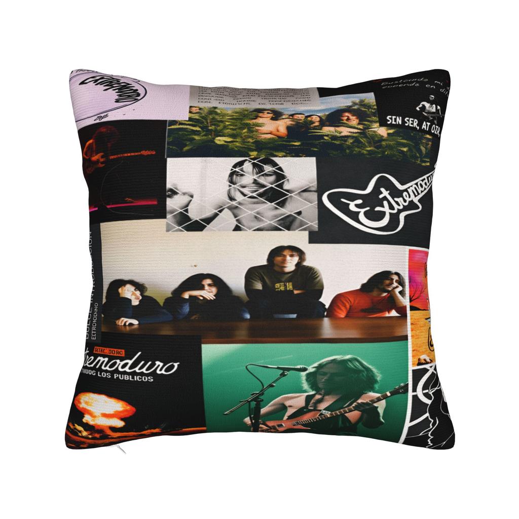 Pillow Cover Rock Extremoduro Band  Novelty Pillow Case For Living Room Sofa Pillowcases