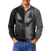 Men's Standing Collar Sweatshirt Is Outdoor Casual Sweaters Tops