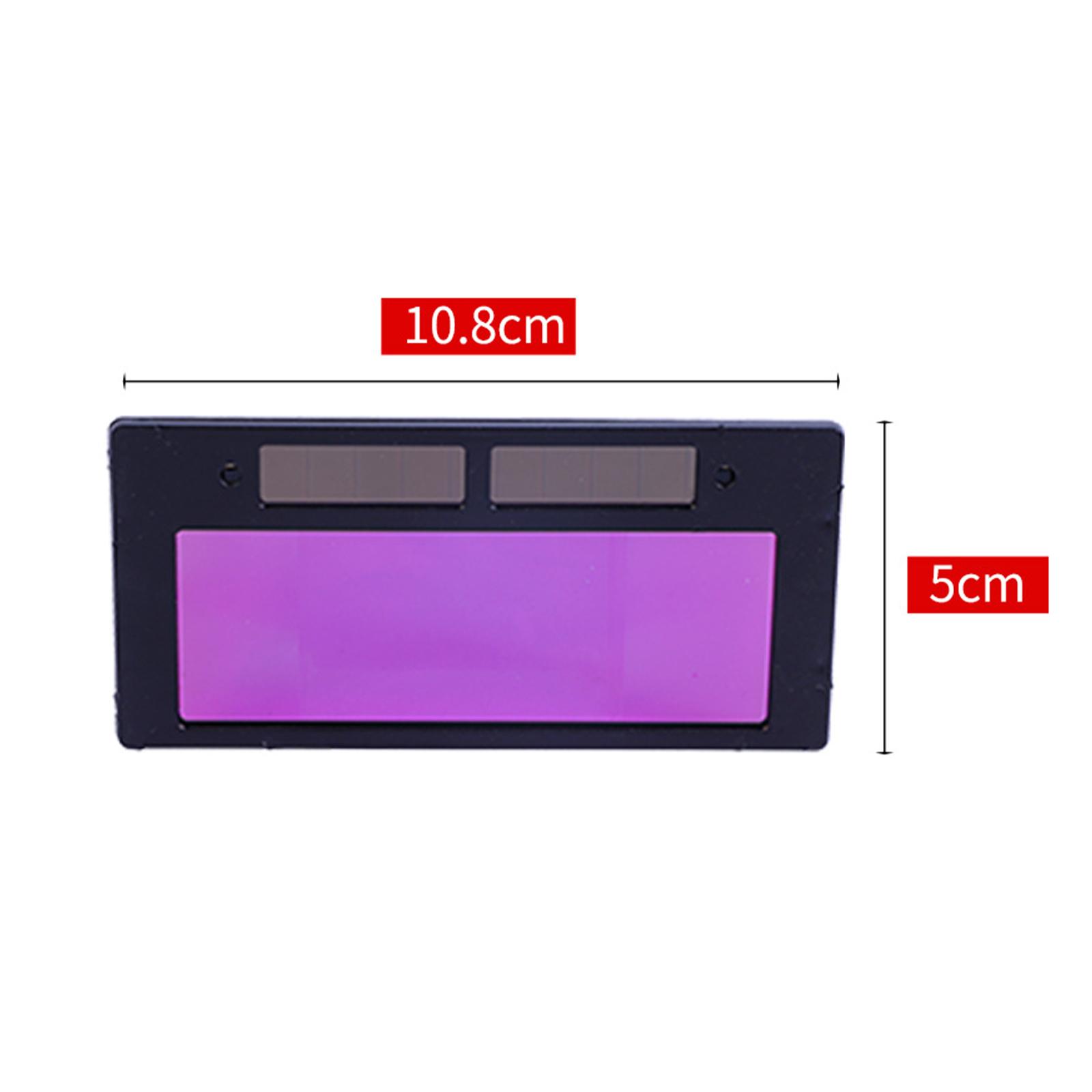 Solar Auto Darkening Welding Mask Lens Welding Helmet Face   Lens Automatic Darkening Lens for Welding Helmet Front Cover Mask 4.25 X2