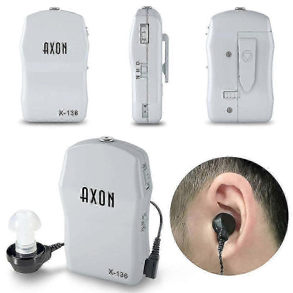 For Elders Mini Hearing Aid Sound Amplifier Hearing Assistance Deaf Aids Voice Enhancer Axon X-136