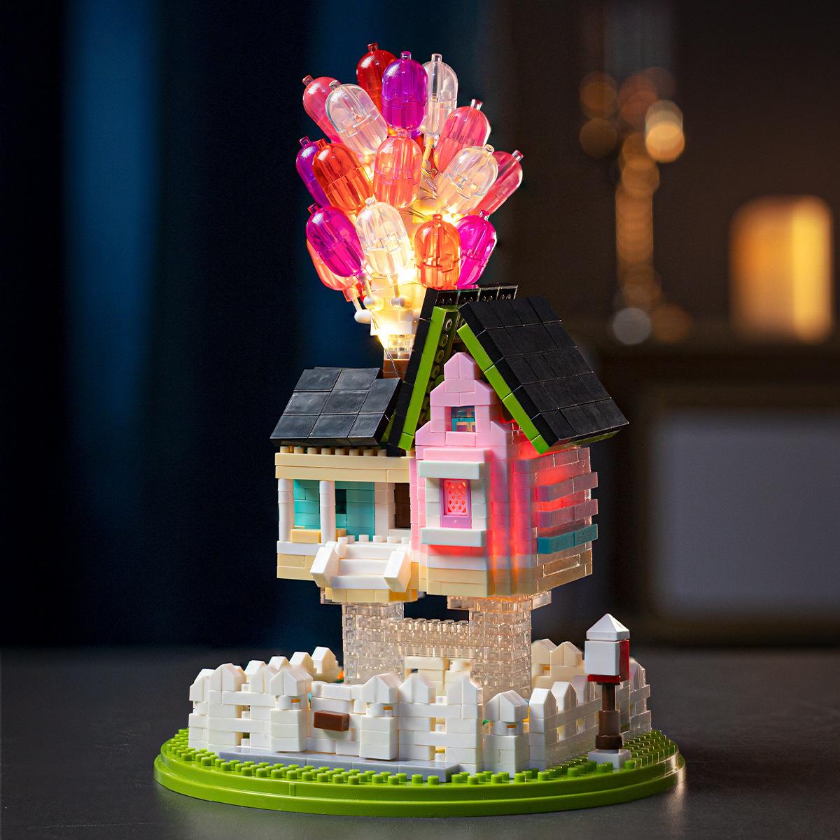 Замок принцессы Сакура Дом на дереве Микро-класс похвальный строительный блок — фото 8