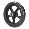 Wheelchair Wheel Replacement 16cm PU Walker Caster Accessory with Ball Bearing Black