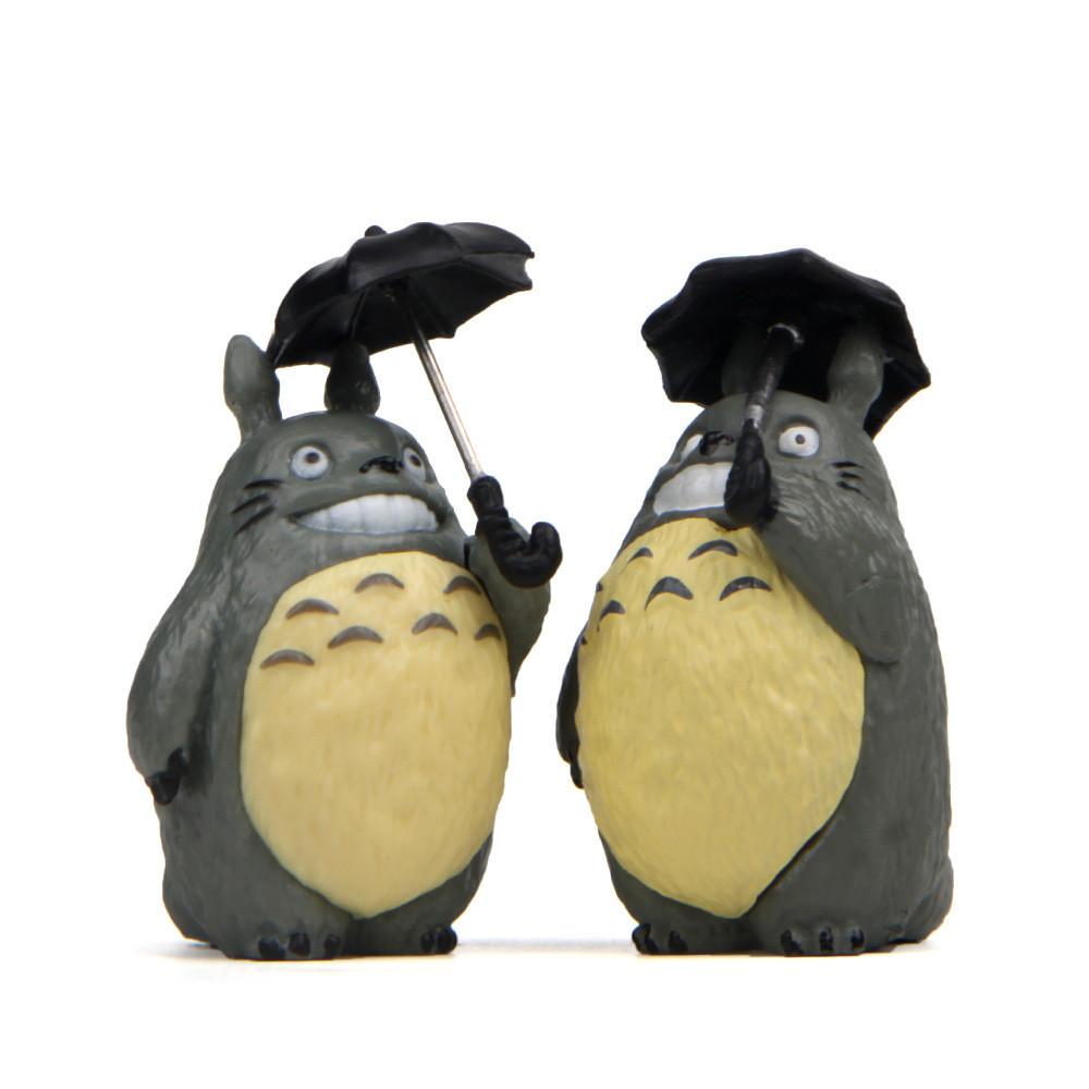 My Totoro Neighbor Pvc Model With Umbrella Design For Scene Building And Gift