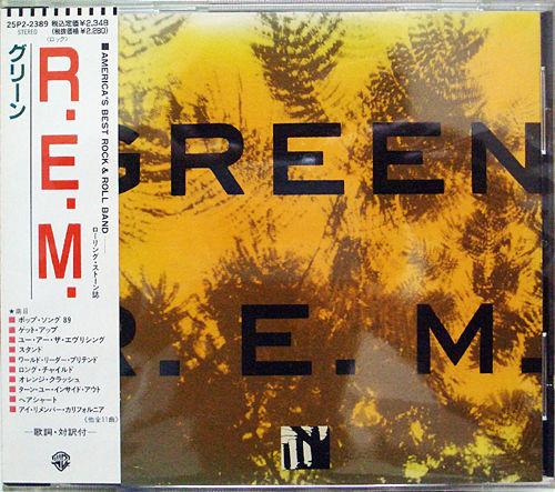 

CD R.E.M. - Green 25P22389 WARNER BROS 1988 Japan Rock Used