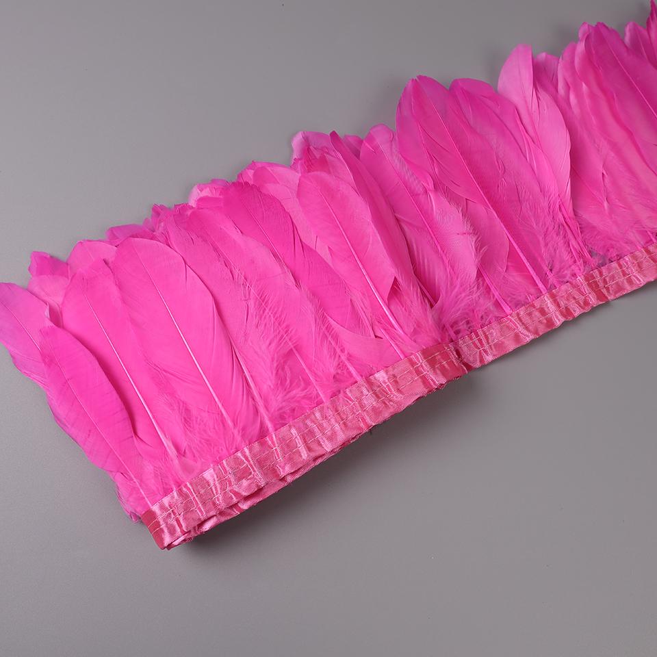 Dekoracyjne pióra gęsie na taśmie do robótek ręcznych, dekoracji karnawałowych, frędzle do ubrań, sukienek, szycia, sztuki i rzemiosła