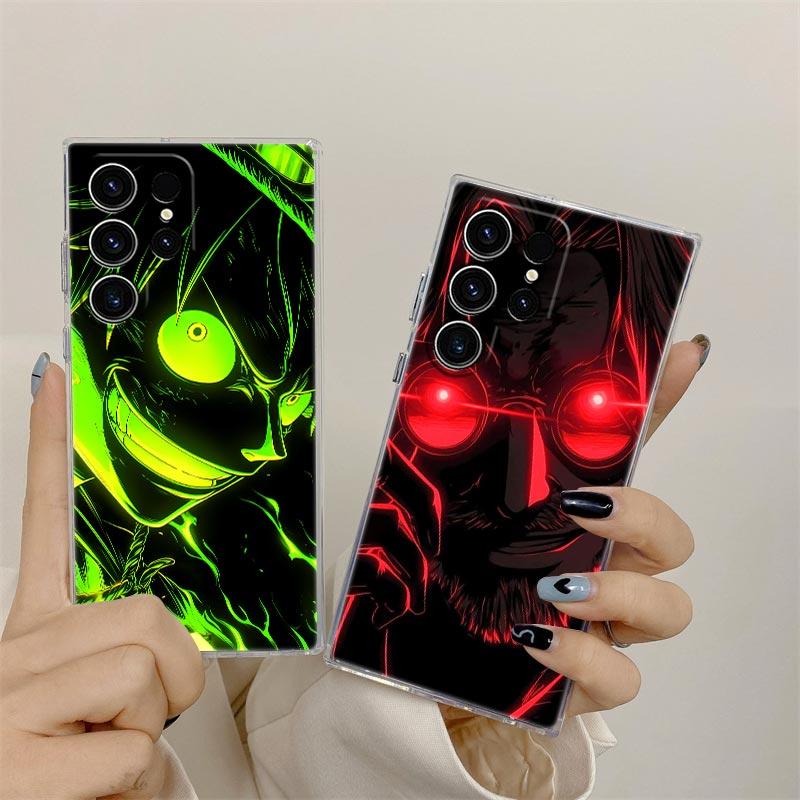 Anime O-One Pieces S26Ultra Case Coque For Samsung Galaxy S25 S26 S24 S23 Ultra S22 S20 Plus S21 S25 FE A57 5G Clear Phone Cover