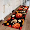 Vintage Autumn Forest Hallway Rug Runner Carpet Mat Mushroom Leaves Pattern Home Decoration Floor Rugs for Living Room Entryway