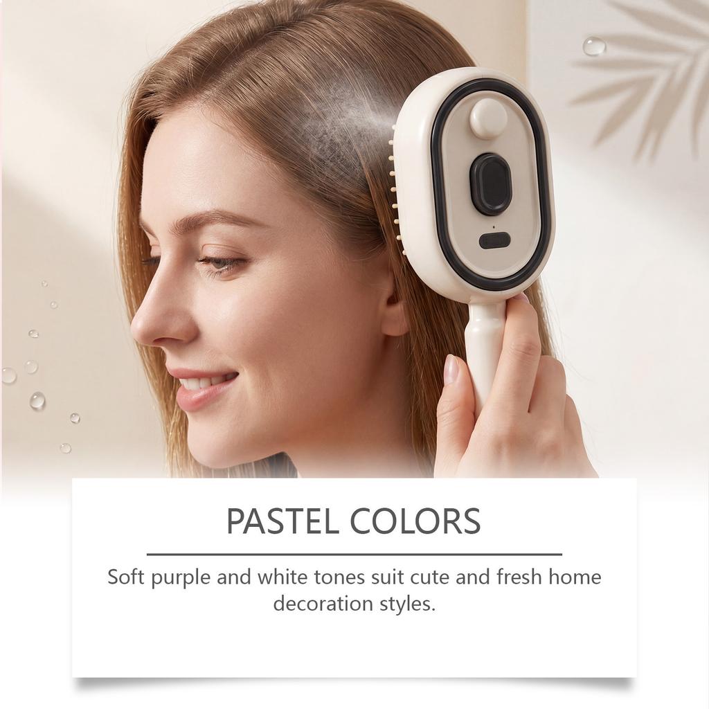 Electric Massage Comb Scalp Massager Cushion Hairbrush Nourishing Soft Hair Care Anti Hair Loss Portable