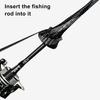 170CM Fishing Rod Sleeve with Capped Tip Stretch Breathable Mesh PET Lightweight Foldable Fishing Pole Protector Fishing Accessories