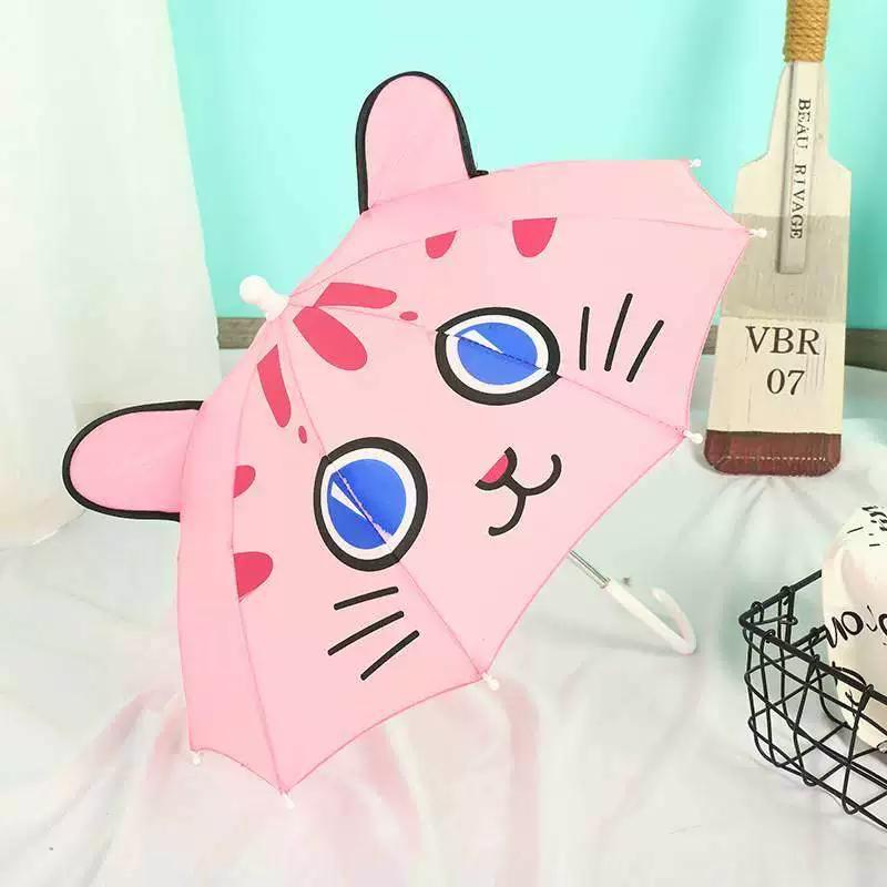Children's Umbrella for Boys, Kindergarten-Specific Mini Umbrella for 1-2-3-4 Year Old Kids, Ultra-Light Cartoon Umbrella, Cute and Sun-Protective