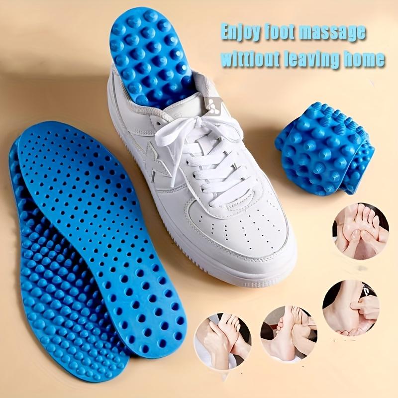 1 Pair of Massage Insoles, Foot Massage Insoles, Foot Massager, Foot, Can Be Cut, Suitable for Both Men And Women High Elasticity And Shock Absorption