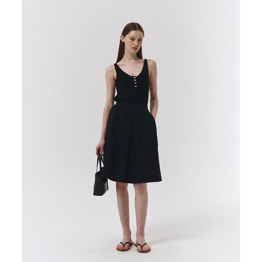 

DUNST FOR WOMEN CLASSIC MIDI FULL SKIRT BLACKUDSK3B222BK