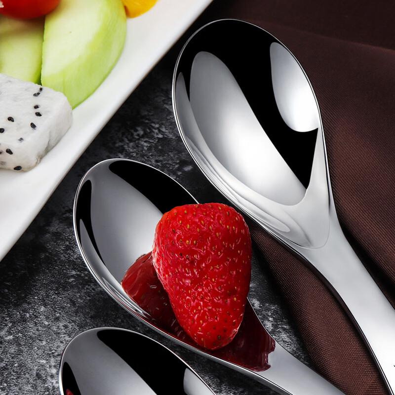 European Style Thickened Stainless Steel Soup Spoon Set