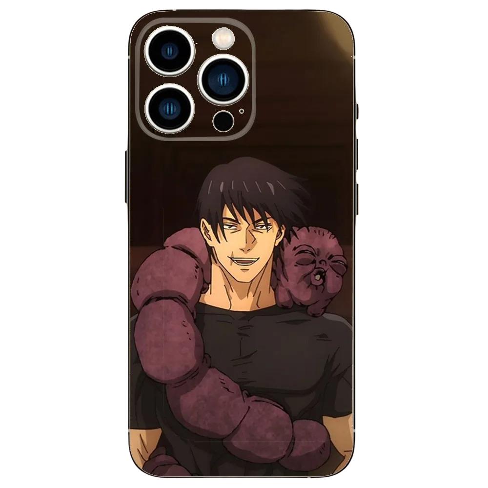 Anime Jujutsu Kaisen Phone Case For iPhone 16 15 14 13 12 11 Pro Max Mini X XR XS SE20 8 7 Plus Clear TPU Cases Toji Fushiguro