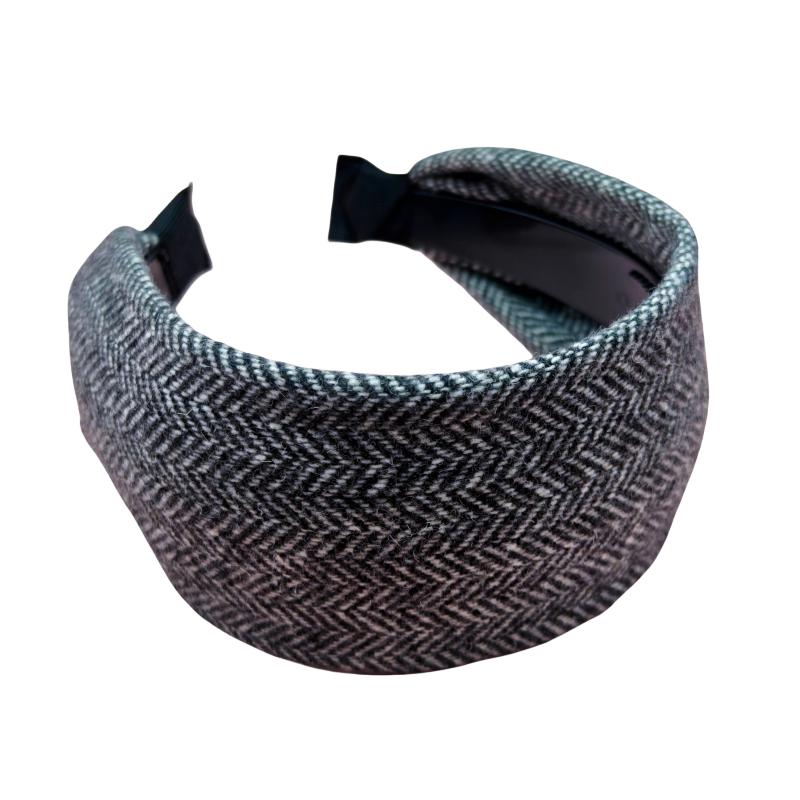 

Утолщенная теплая повязка на голову с широкими полями Осенне-зимняя модная прическа Нескользящая с зубчиками Повязки на голову для женщин