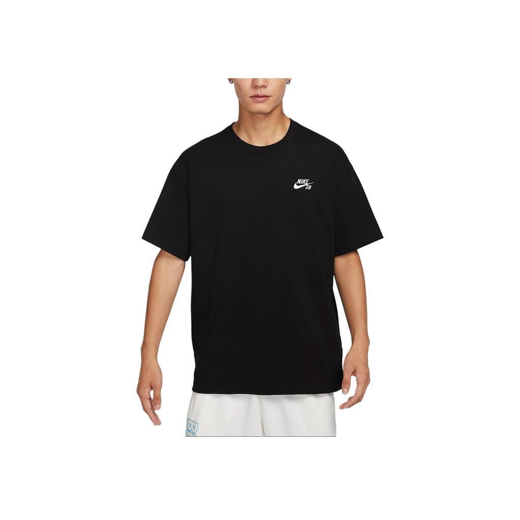 Nike SB Soft And Comfortable Casual Sports Crew Neck Short Sleeve T-Shirt Men Tops Black HM4457010