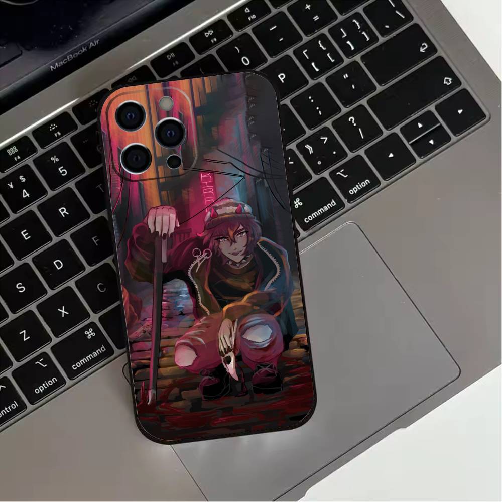 K-Killer C-Chat Ronin Game Phone Case For iPhone 17,16,15,14,13,12,11 Plus,Pro Max,XS,Soft Silicone Black Cover
