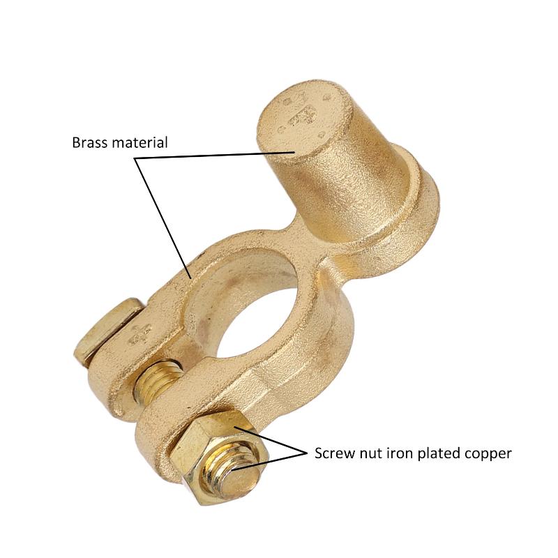 1 Pair Auto Diy Accessories Sae To Jis Car Battery Terminal Connector Positive Negative Top Post Battery Terminal