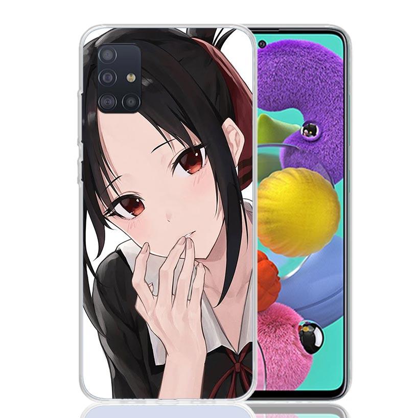 Kaguya Sama Shinomiya Phone Case For Samsung Galaxy A52 A32 A22 A12 A02S A50S A30S A51 A31 AA71 Note 20 Ultra 10 S10 Plus Galaxy