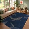 Rugs Dreamy Blue Whale Carpets Live Room Bedroom Floor Mat Home Decor Kids Play Rug Table Chair Mat Easy To Clean Carpet Gift