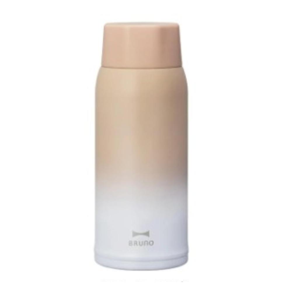 BRUNO 350ml Lightweight Stainless Steel Screw Bottle (BHK271) Medium, with Free Personalization and Gift Wrapping. Double-walled Vacuum Seal, Slim