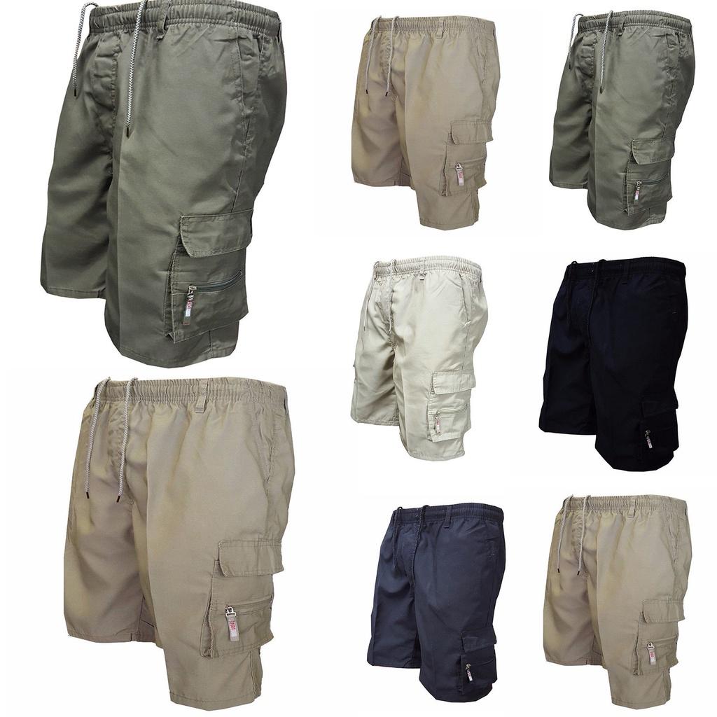 Mens Summer Shorts Sports Work Casual Army Combat Cargo Short Trousers Pants