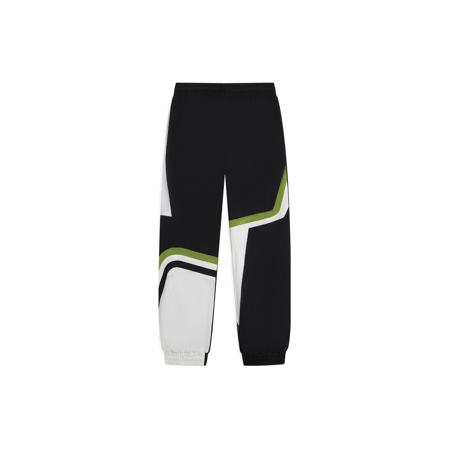 Li Ning China Li Ning Knitted Sweatpants Men s Black Moderate Sweatpants AYKSA95-2 XXXL
