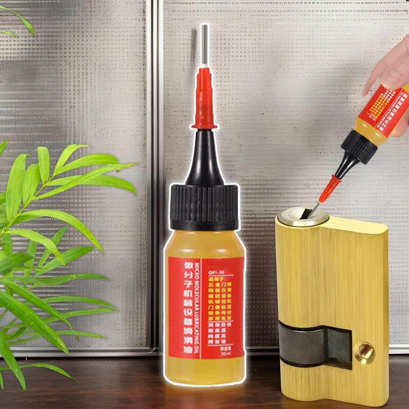 Schlossöl 30ml Langlebiges Multifunktionales Mechanisches Fett Reibungsarmes Schlossreparaturwerkzeug Für Auto Garage Fenster Reißverschluss