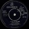 7inch Record CLIFF RICHARD  Its All In The Game DB7089 Columbia 1963 UK Rock Used