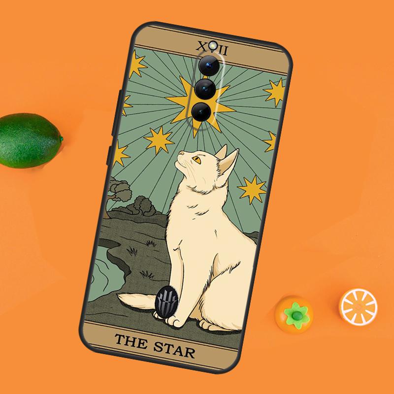 Katzen Tarot Hexerei Hülle Für ZTE Nubia Red Magic 10 Air 6S 7S 6 7 Pro RedMagic 11 10 9 8 8S 9S 10S Pro Plus Cover