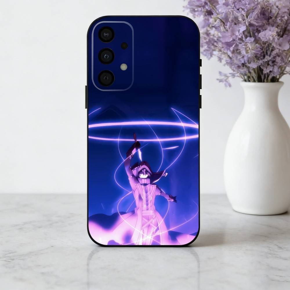 Manga The E-Eminence in S-Shadow phone Case For Samsung Galaxy A73,A72,A71,A70,A53,A52,A51,Others Soft Black Shell