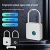 Waterproof Smart Fingerprint Padlock: Rust-Proof, Electronic, Anti-Theft Lock for Outdoor Use