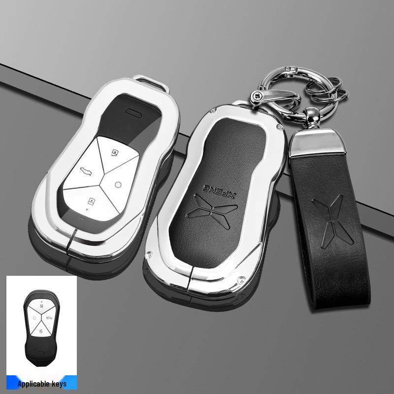 Xpeng Car Key Case for Models G3i, P7i, P5, G9, G3i, G6 - Protective Shell & Buckle