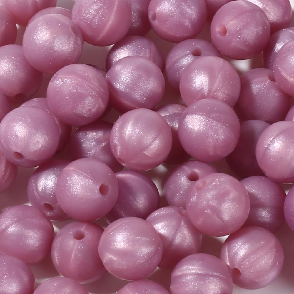 50Pc 12mm 19Color Silicone Round Bead Food Grade Teether Chew Bead For Handmade Baby Pacifier Chain DIY Jewelry Making Accessory