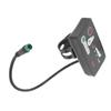 Electric Bike LED Power Display Panel Electric Bike Modification Display Meter with Waterproof 5P Male Plug for 22.2mm Handlebars 24V