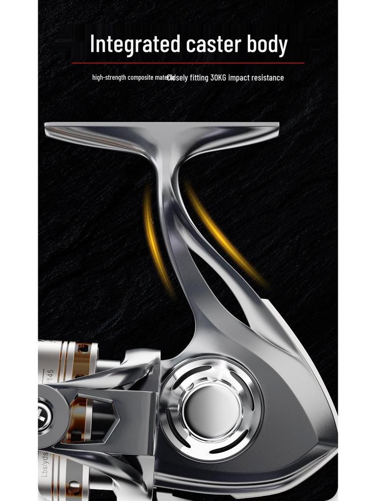 All-Metal Long Cast Spinning Fishing Reel for Sea Rods