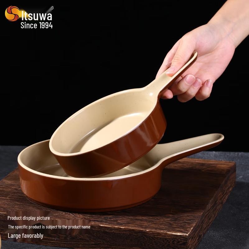 Wuhe Retro Melamine Dinner Plate