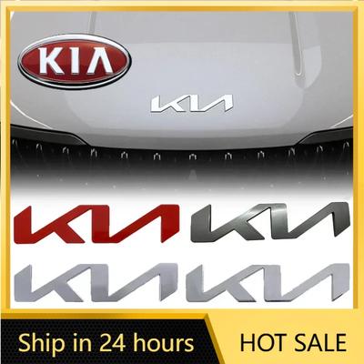 2026 Hot Car Sticker Metal Car Front Hood Rear Emblem Badge Sticker for KIA Logo K5 K3 K7 Sportage 4 Rio 3 KX3 Picanto Ceed Soul