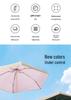 Compact Gold Umbrella: Ultra-light 6-Rib Folding Dual-use for Sun and Rain Protection