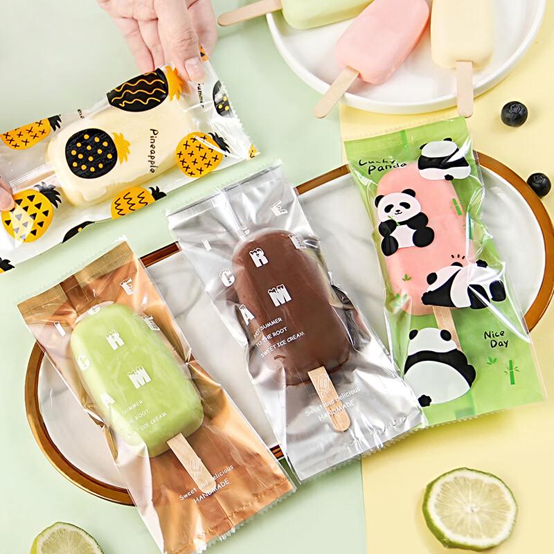Bolsas gruesas para hacer paletas de helado caseras estilo inglés dorado