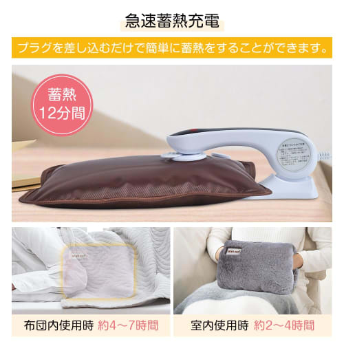 LINECY Rechargeable Hot Water Bottle with Heat Storage, Eco-Friendly Design, Fast Charging, Cold Weather Protection, Energy-Saving, 6-Layer Explosion-