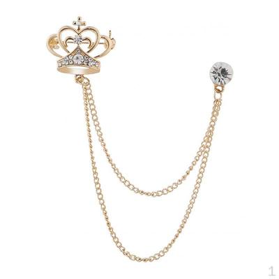 Creative Brooch for Men Stylish Breastpin Alloy 2.5 X 2cm