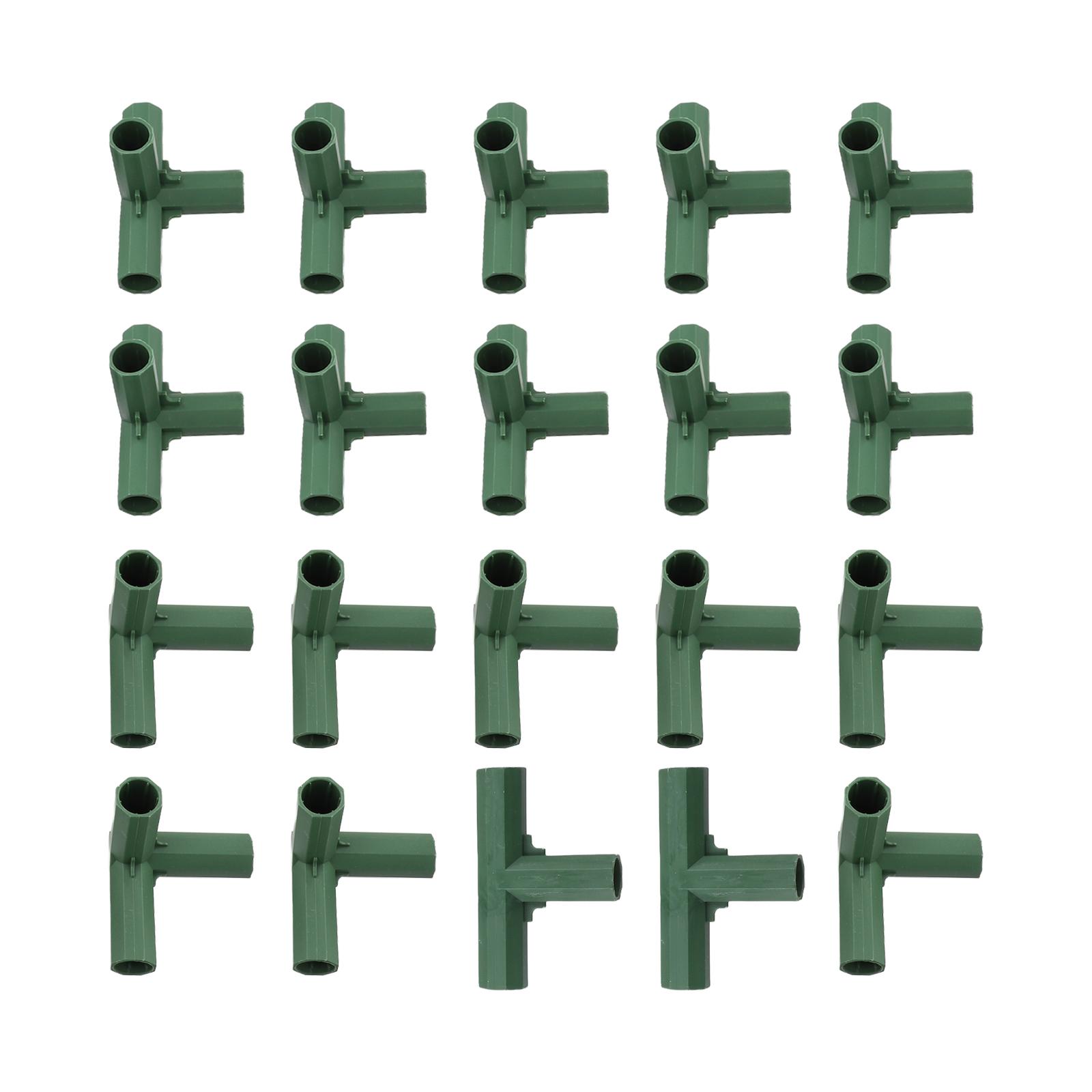 For Climbing Plants Four-Way Connectors Greenhouse Frame Connectors Greenhouse Setup 20 Pieces Robust Structure For Greenhouse China Mainland