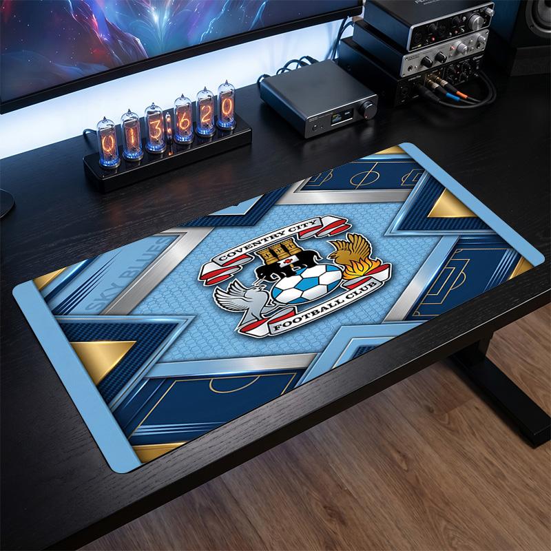 Coventry City Football Print Large Mouse Pad, Anti-Slip Extended Gaming Desk Mat for Office Home