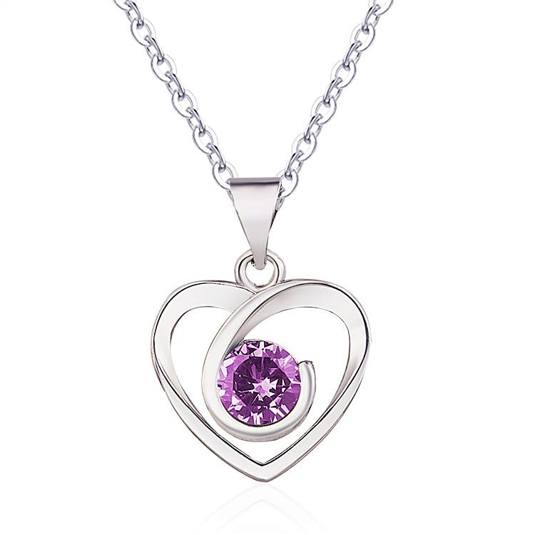 925 Silver Necklace Pendant Dolphin AAA Zircon For Women Fashion Clavicle Chain Necklaces Wedding Party Jewelry Gift