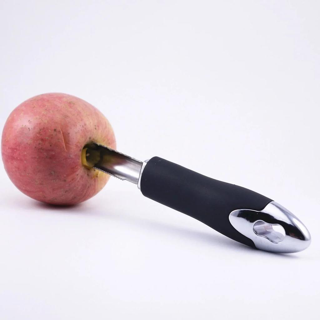 Stainless Steel Chili Core-removing Tool Home Portable Chili Courgette Cucumber Pepper Corer Kitchen Gadgets with Serrated Edge