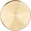Gold Shiny Round Storage Tray Durable And Sturdy Metal Decorative Organizer Tray Metal Decorative