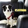 Solid Color Adjustable Pet Car Seat Belt Two-in-One Nylon Lead Leash Backseat Safety Harness Collar for Dogs Pet Accessories