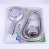 Hand Held Rain Shower Head with 5 Functions Hose & Bracket Chrome Finish Modern Design 3-Year Warranty